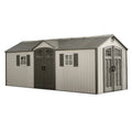 Lifetime 6.1 x 2.4 m Outdoor Storage Shed Brown