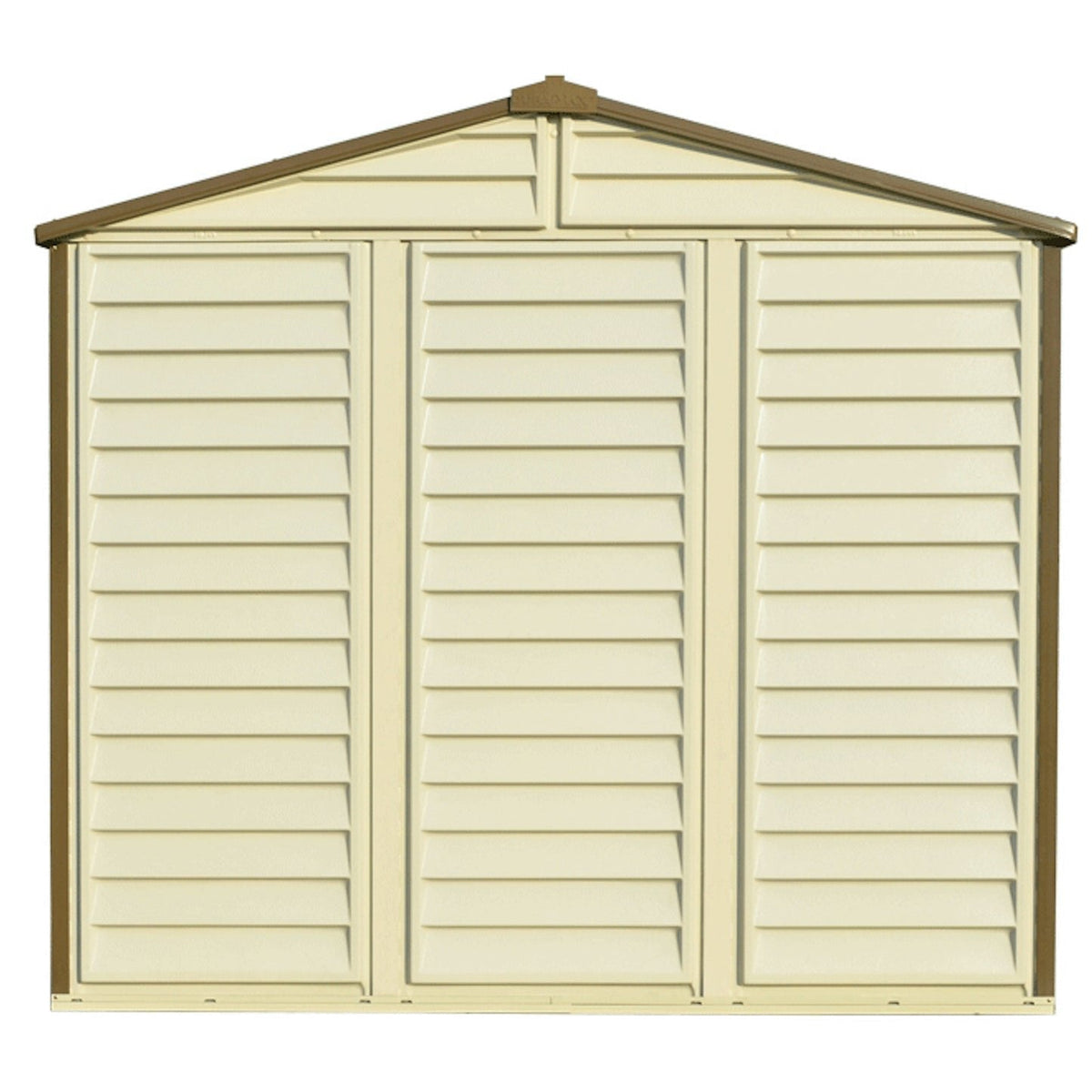 DuraMax StoreAll 2.4 x 1.8 m Outdoor Vinyl Storage Shed with Foundation Kit