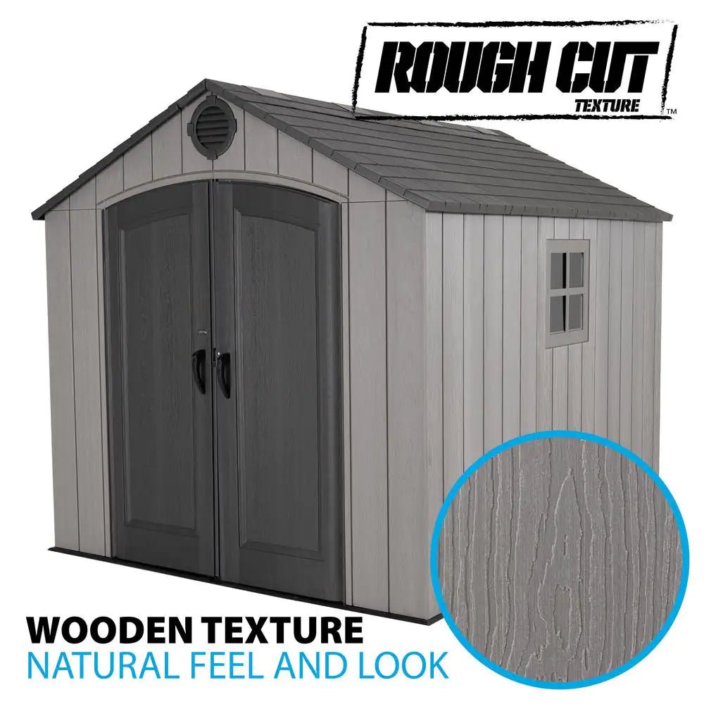 Lifetime 2.4 x 3 m Outdoor Storage Shed 60371