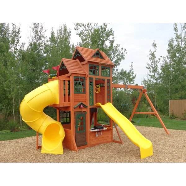 KidKraft Canyon Ridge Wooden Swing Set
