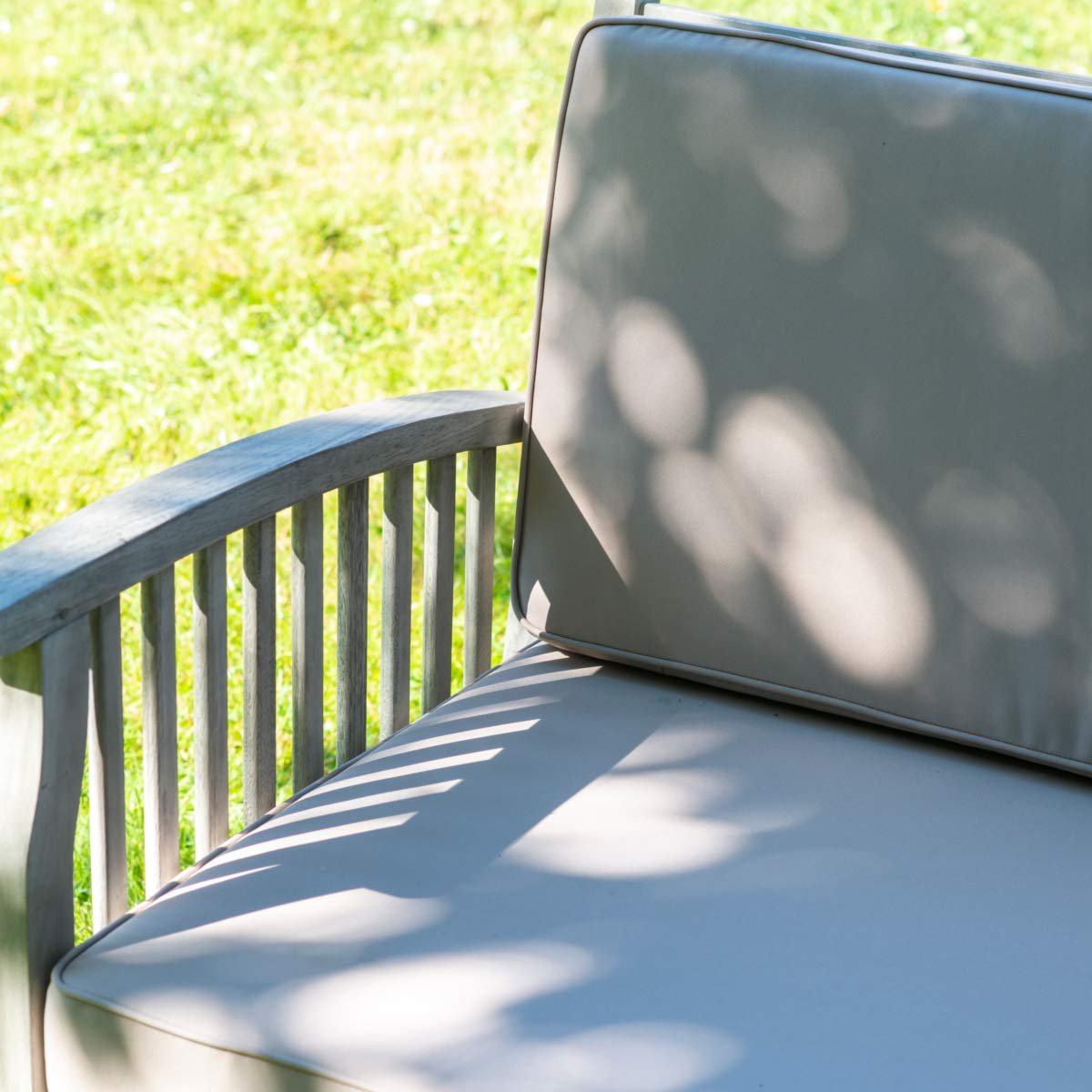 Gardenesque Repton 4-Seater Wooden Patio Furniture Set Light Grey