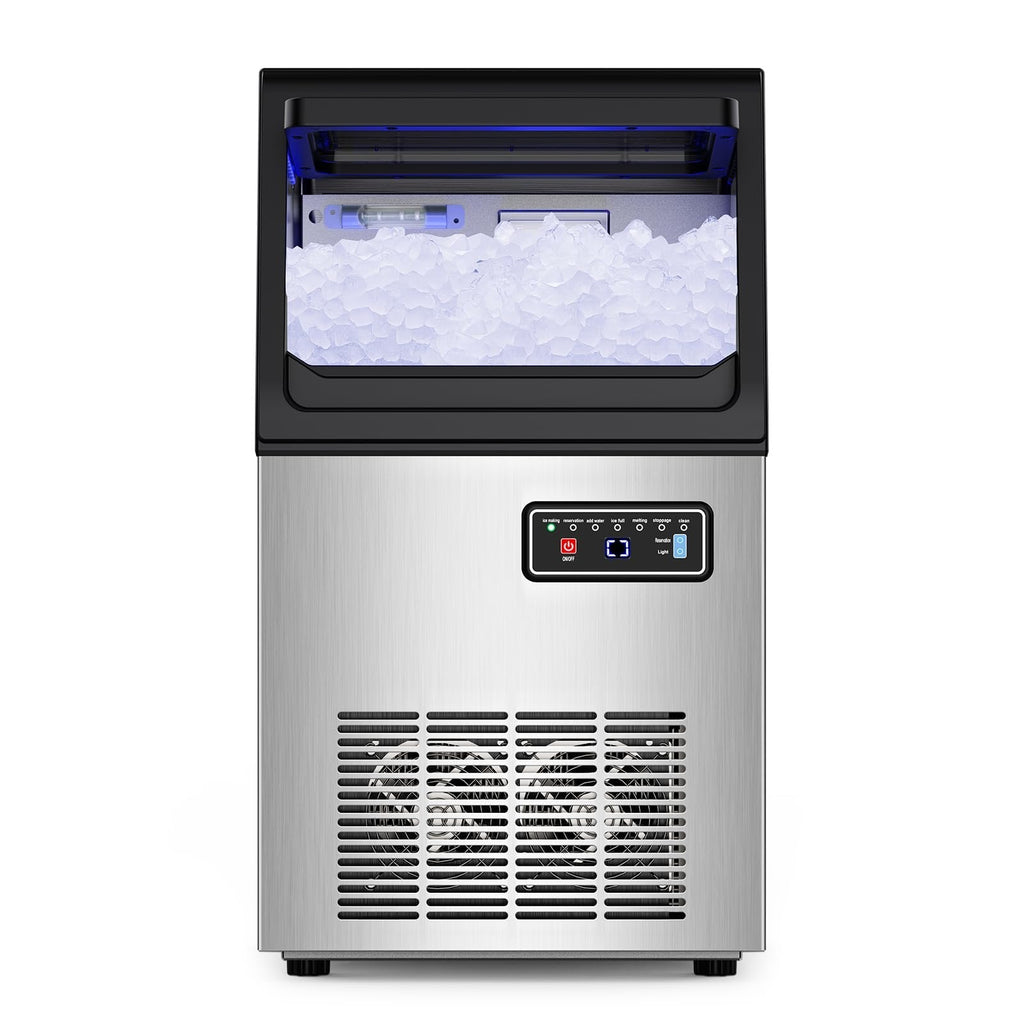 Nugget Ice Maker Machine 45.4 kg/24h ST-KRL30J Stainless Steel