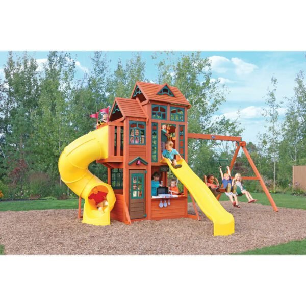 KidKraft Canyon Ridge Wooden Swing Set