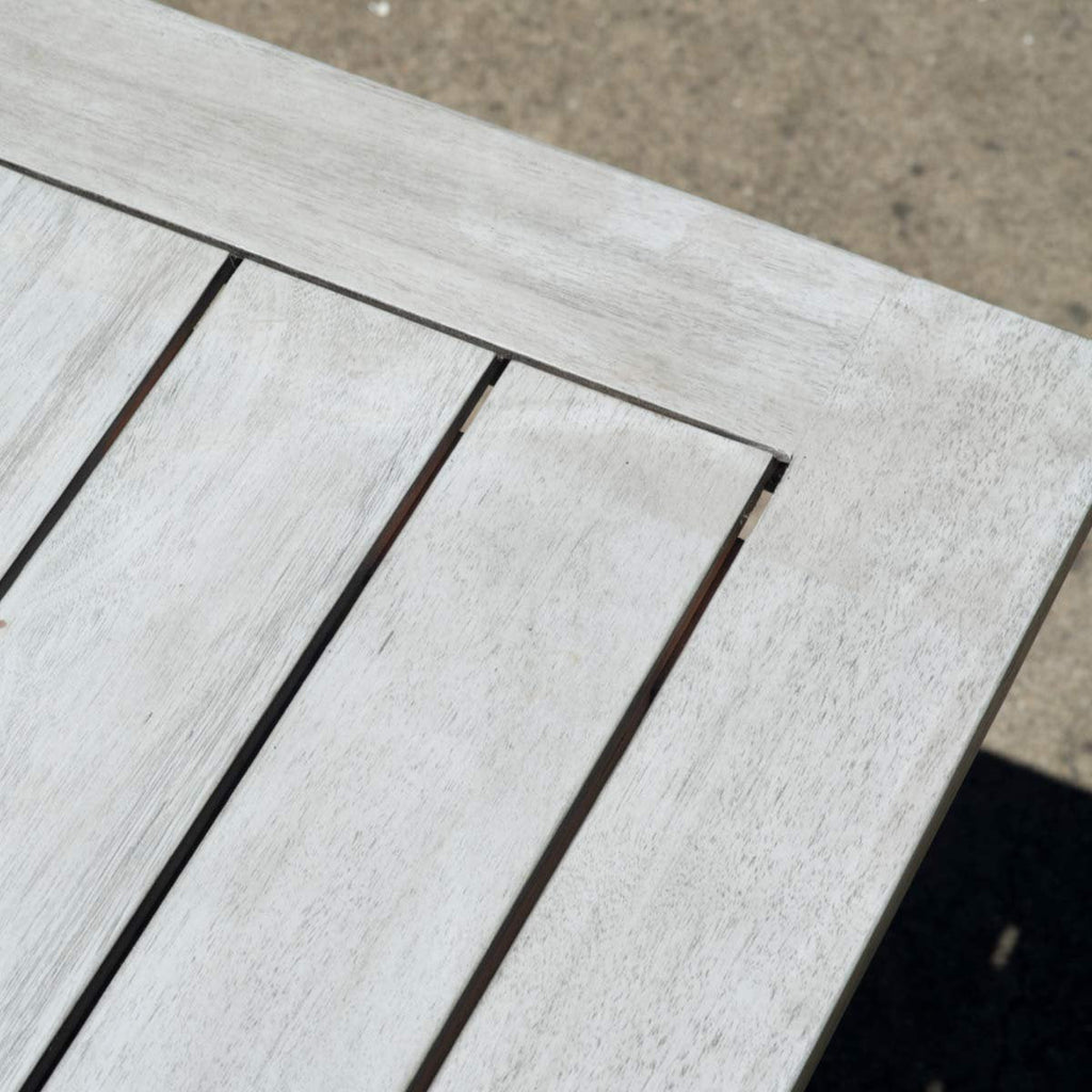 Gardenesque Repton 4-Seater Wooden Patio Furniture Set Light Grey