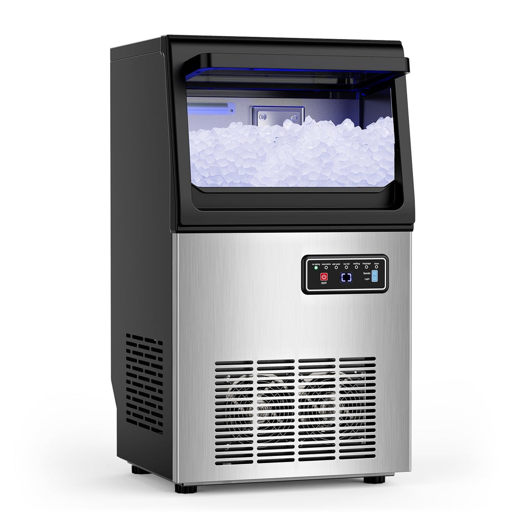Nugget Ice Maker Machine 45.4 kg/24h ST-KRL30J Stainless Steel