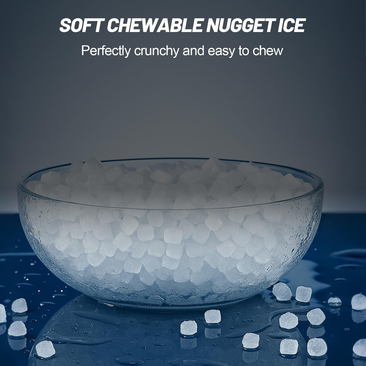 Nugget Ice Maker Machine 45.4 kg/24h ST-KRL30J Stainless Steel