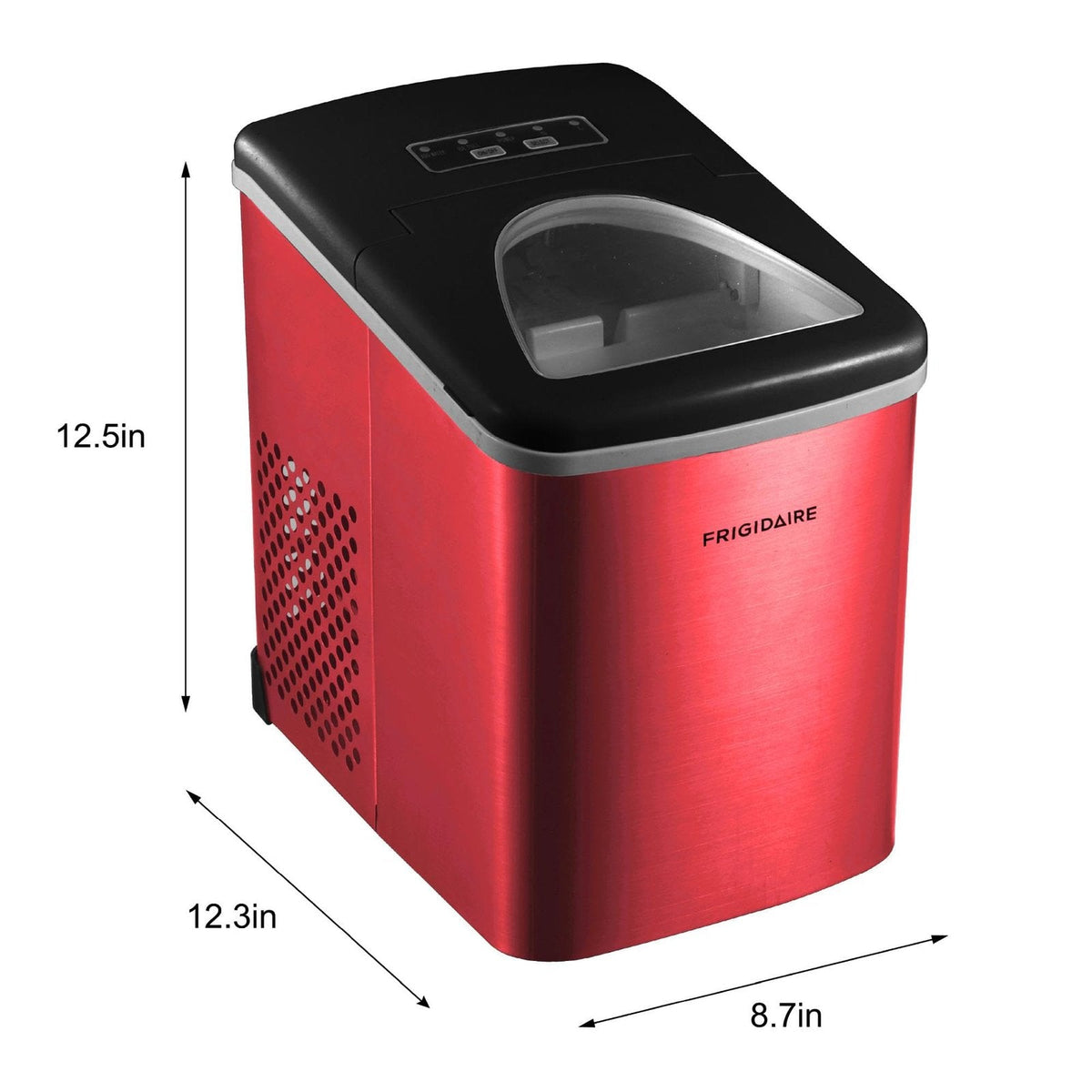 Frigidaire 11.8 kg Portable Countertop Ice Maker Machine EFIC117-SSRED-COM