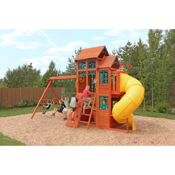 KidKraft Canyon Ridge Wooden Swing Set