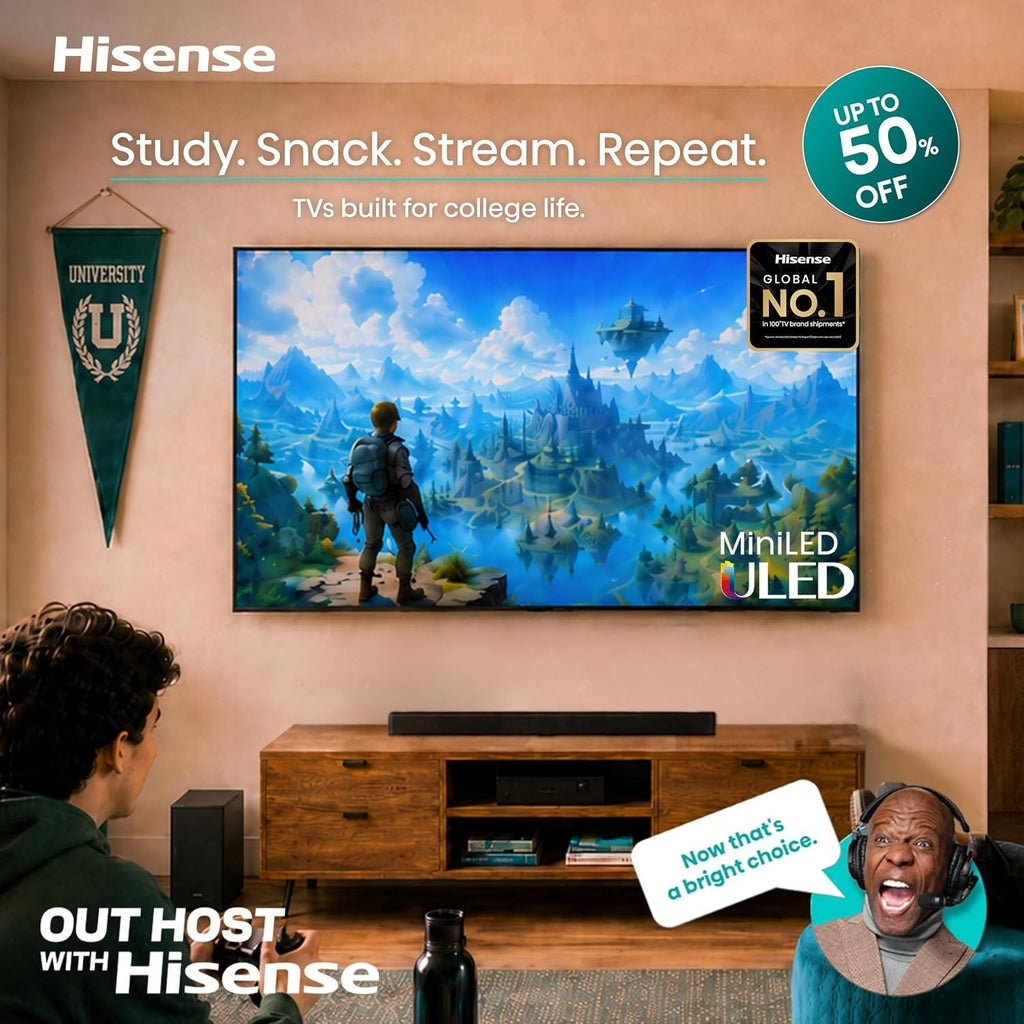 Hisense 65" E7 Cinema Series Mini LED 4K Smart TV 65E7SF