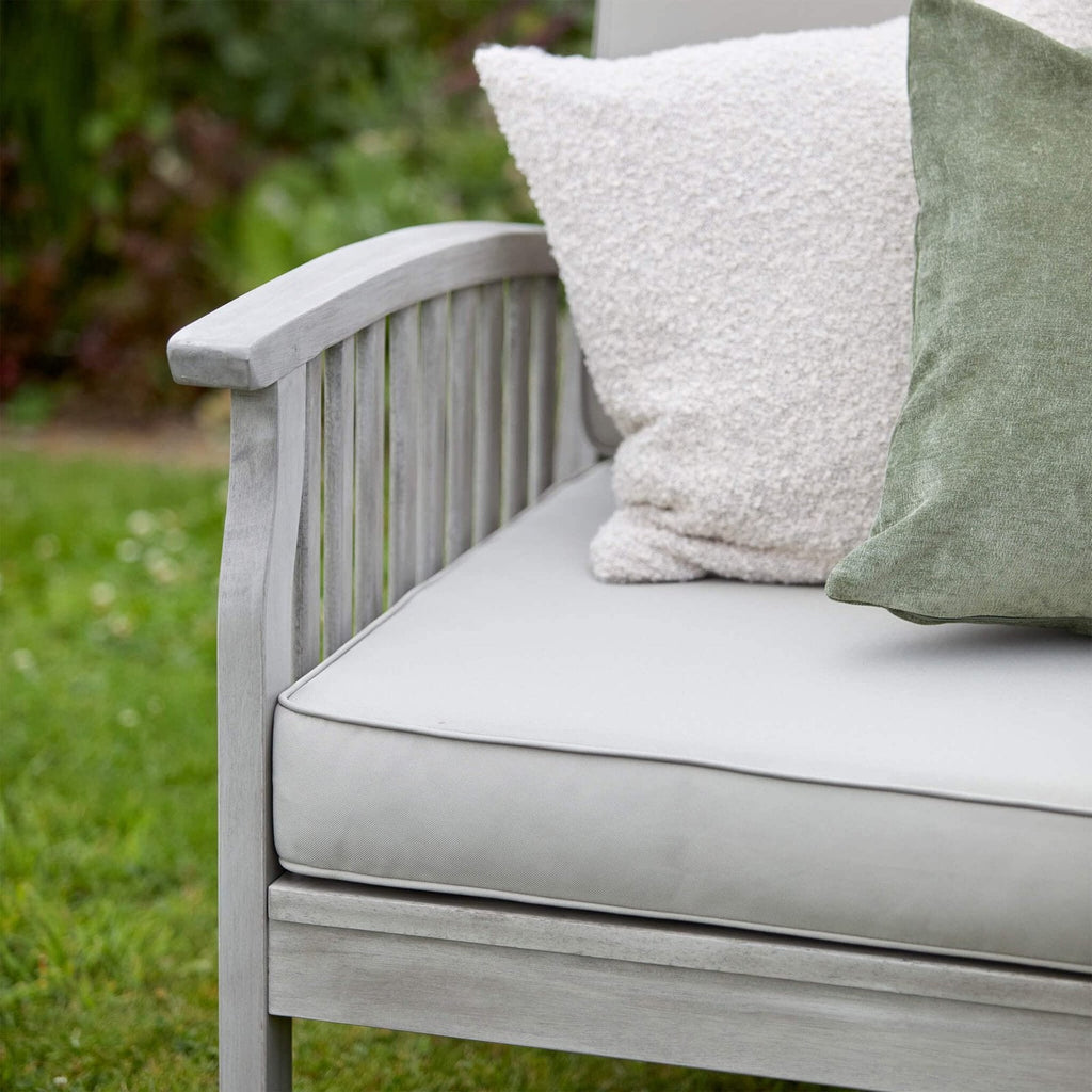 Gardenesque Repton 4-Seater Wooden Patio Furniture Set Light Grey