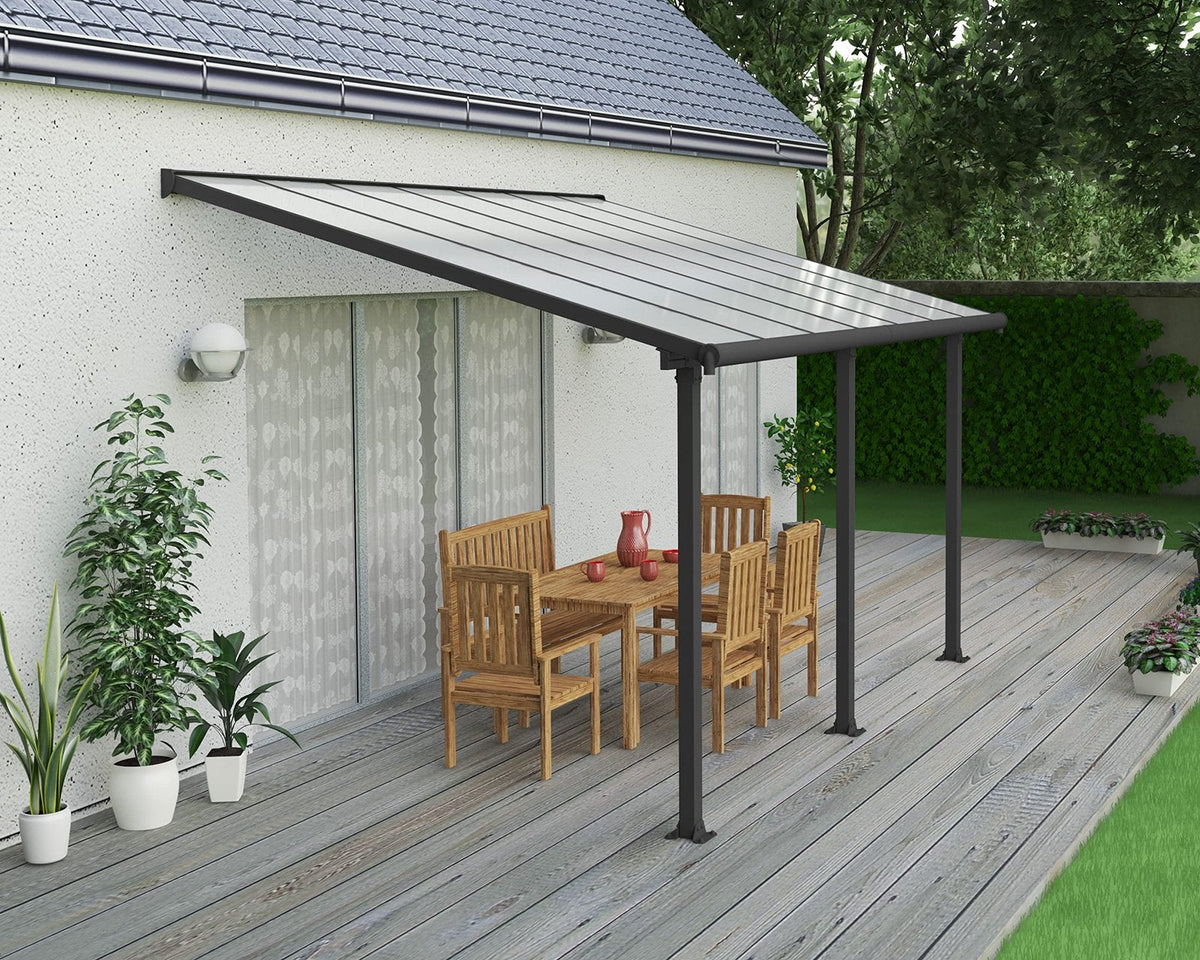 Palram Canopia Olympia 3 x 4.25 m Patio Cover Grey