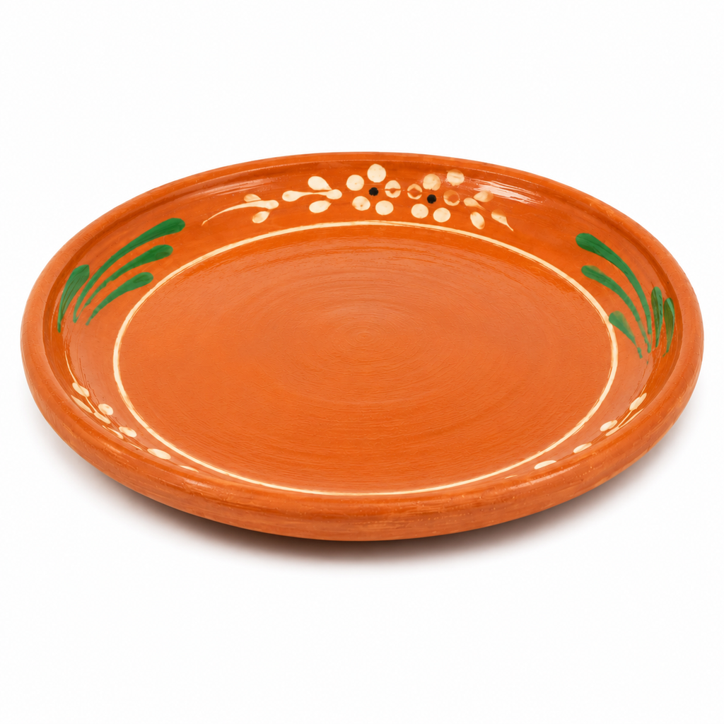 Handcrafted Mexican Style Ceramic Dinner Plate 32 cm