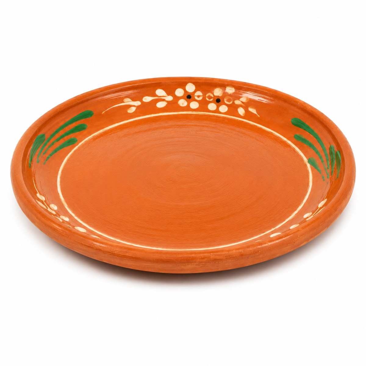 Handcrafted Mexican Style Ceramic Dinner Plate 32 cm
