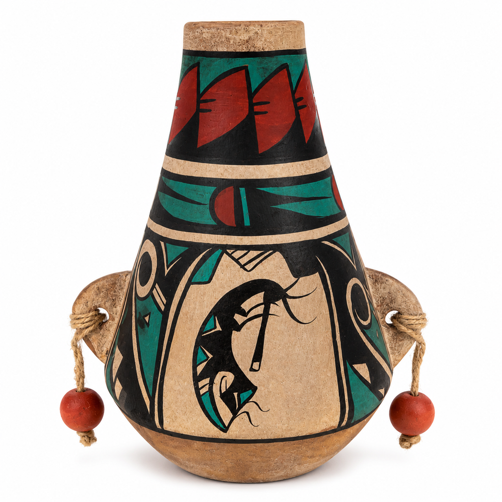 Handcrafted Decorative Gourd Vase
