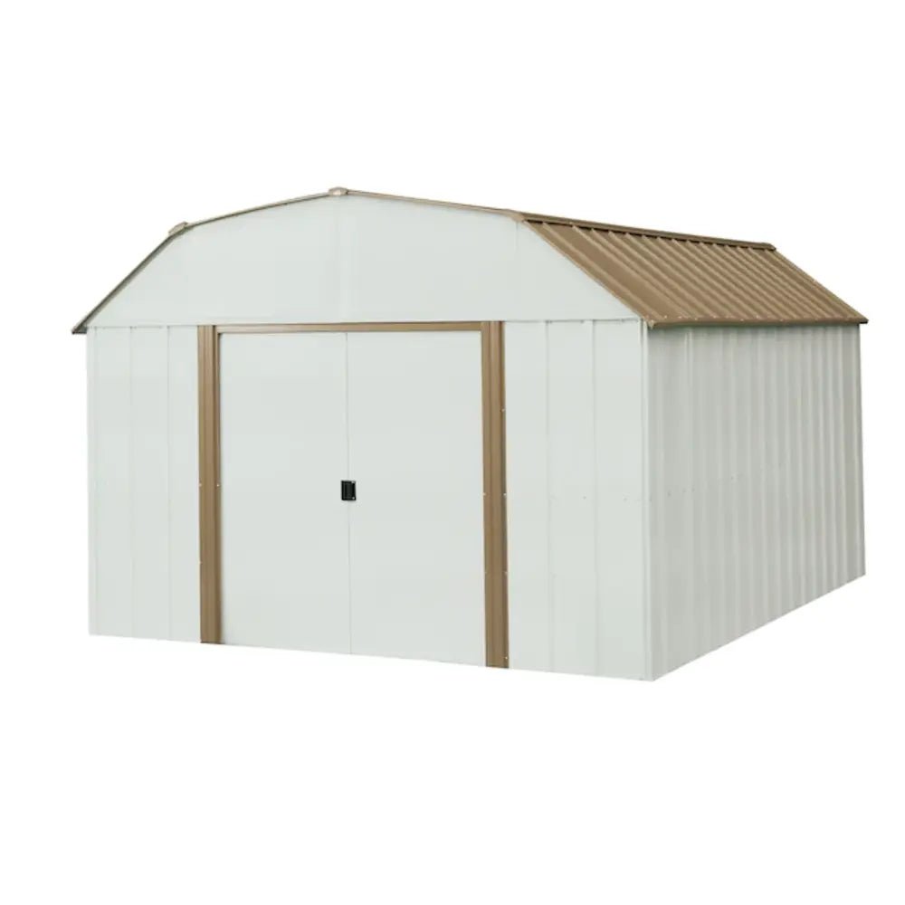 Arrow Lexington 3 x 4.3 m Galvanized Steel Storage Shed