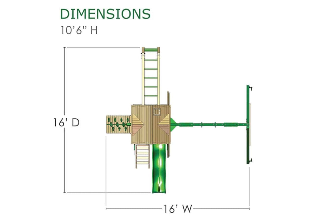 Gorilla Playsets Five Star II Swing Set