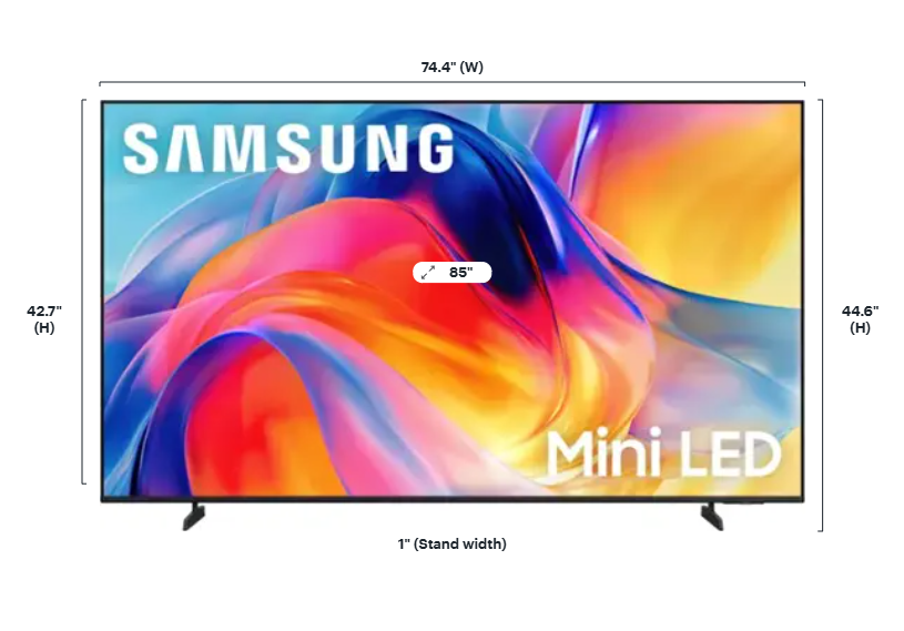 Samsung M70H Series 85" 4K UHD Smart Mini LED TV