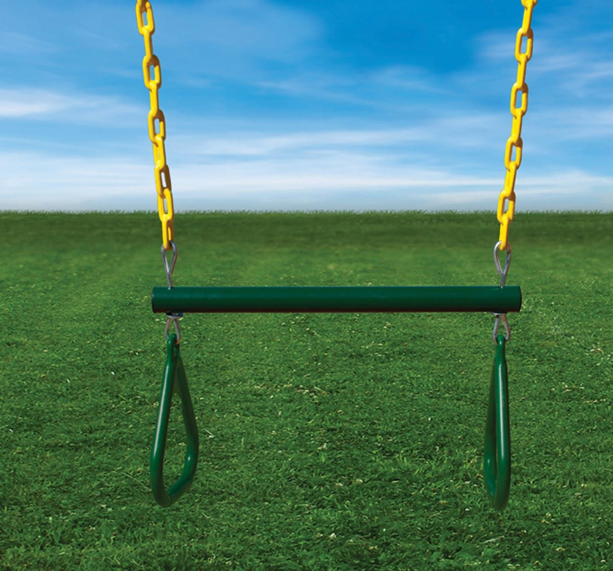 Gorilla Playsets Savannah II Wooden Swing Set with Slides and Clatter Bridge